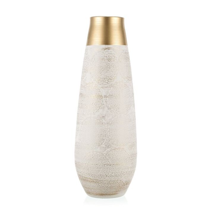 VISOKA VAZA ZA CVIJEĆE STONE-FIORENZA GOLD 50 CM