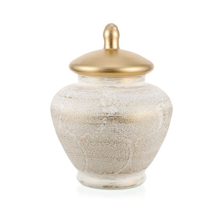 DEKORIRANA POSUDA S POKLOPCEM DEKORIRANA SOPHIA-FIRENZA GOLD 30 CM
