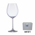 ČAŠE ZA CRNO VINO KRISTALIN MAXIMA 6/1 580 mL