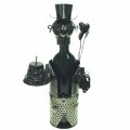 STALAK ZA VINO METALNI - SRETAN ROĐENDAN 24x19 cm