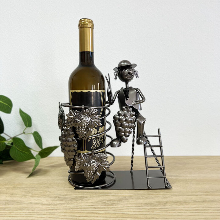 STALAK ZA VINO METALNI - VINOGRADAR 25x20x11 cm