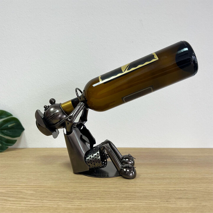 STALAK ZA VINO METALNI - VESELJAK 23x11,5 cm