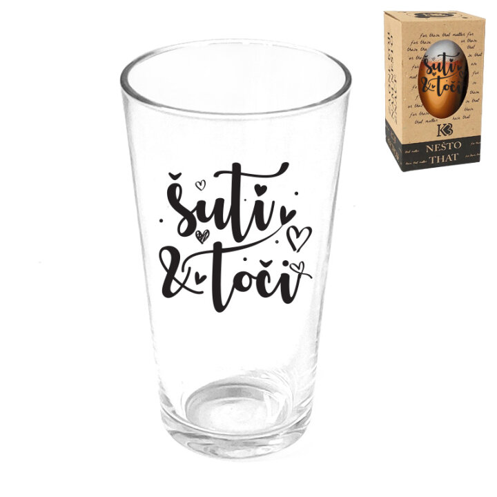 ČAŠA ZA PIVO S TISKOM 560 ml 