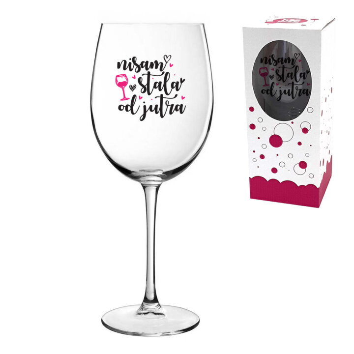 ČAŠA ZA VINO S TISKOM 720 ml 