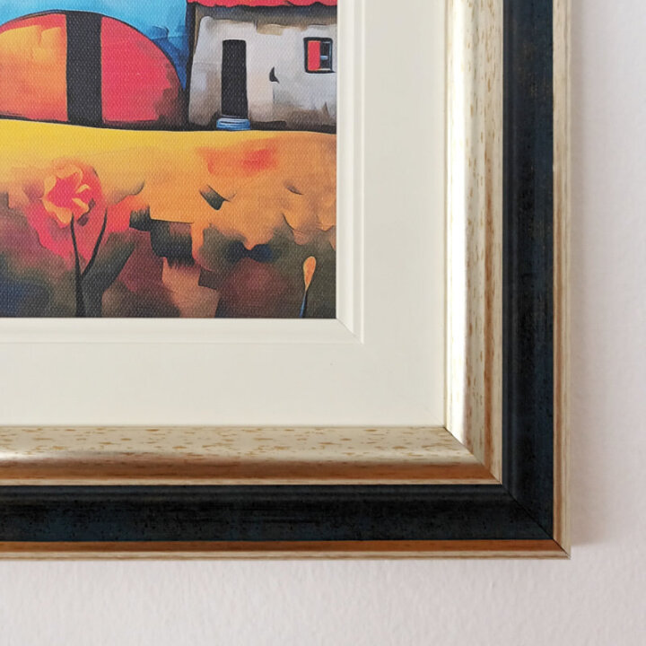 SLIKA ZA ZID UOKVIRENA - GRAD 54x44 cm