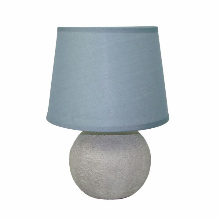LAMPICA NOĆNA KERAMIČKA SIVO-CRNA 31,5 CM