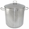 INOX LONAC ZA INDUKCIJU S POKLOPCEM 16 L