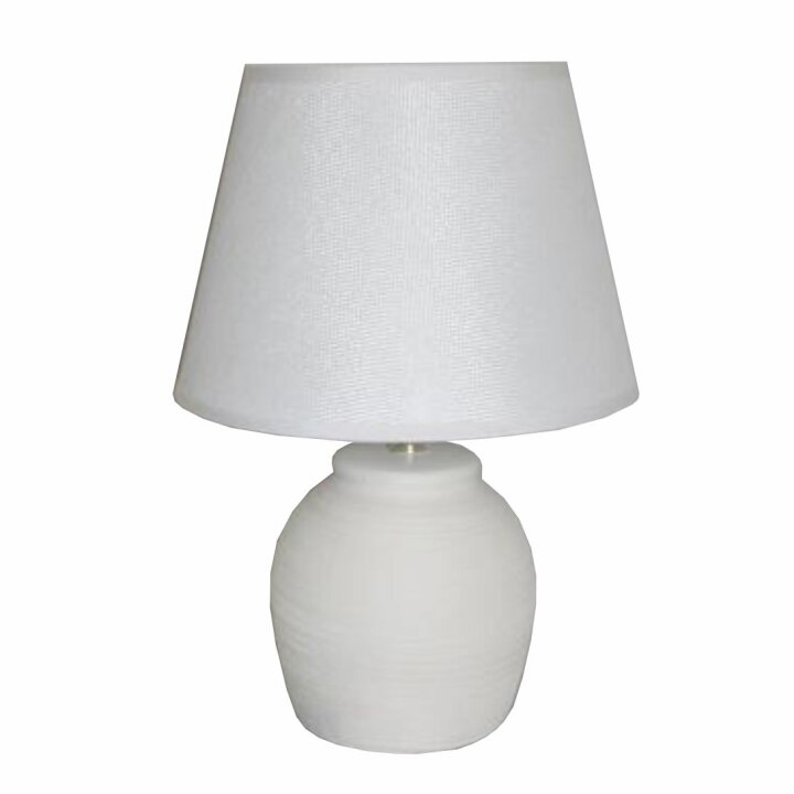 LAMPICA NOĆNA KERAMIČKA PIETRA 32 CM BIJELA