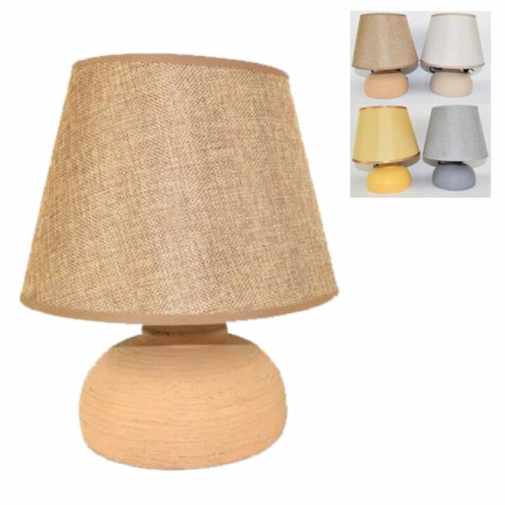 NOĆNA LAMPICA KERAMIČKA TONDO 26 CM - SORT BOJE