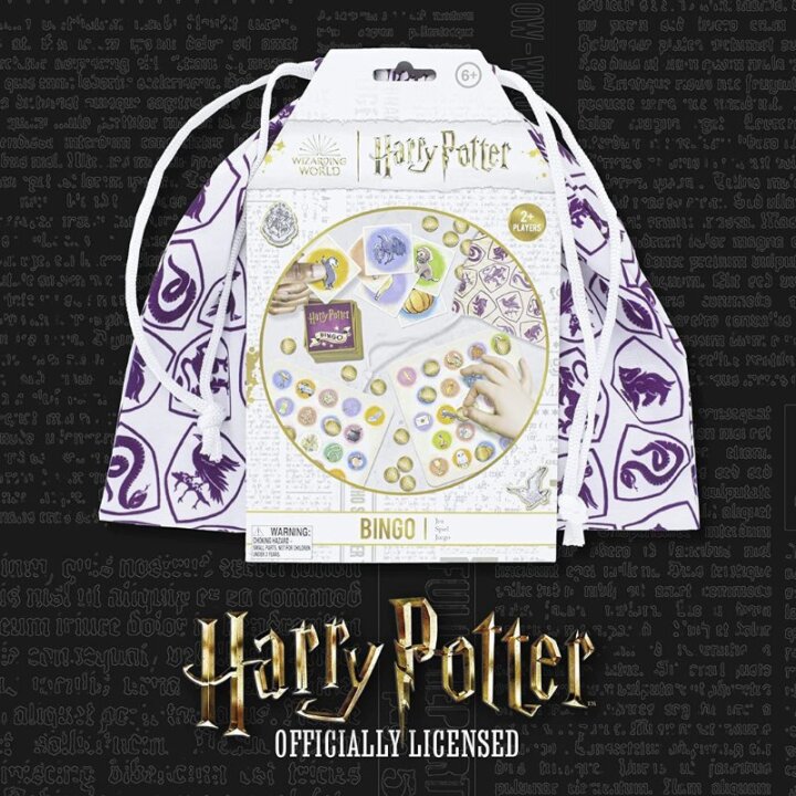 HARRY POTTER BINGO IGRA S PLATNENOM VREĆICOM 25x22 cm