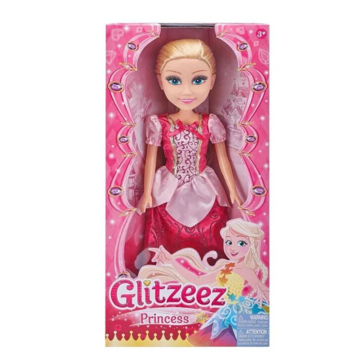LUTKA PRINCEZA GLITZEEZ 46 cm - SORT