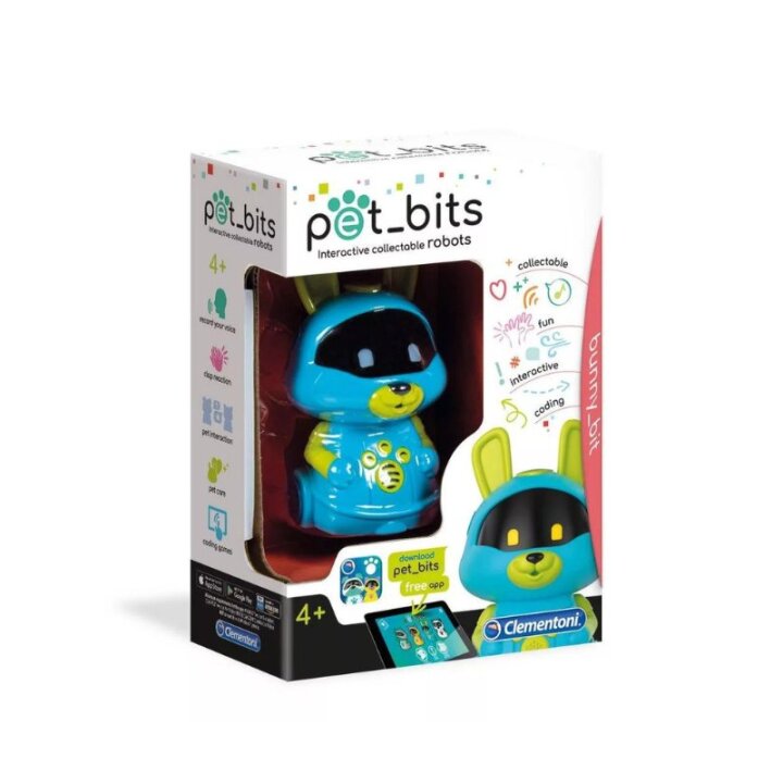 ROBOT ZEC - PET BITS INTERAKTIVNI 9 cm - CLEMENTONI