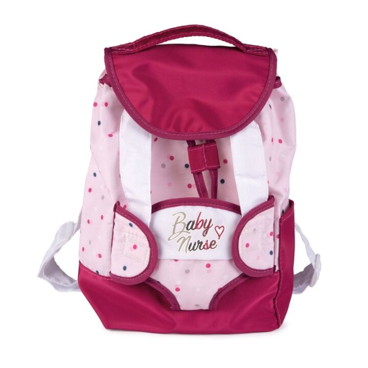 RUKSAK DJEČJI S NOSILJKOM ZA LUTKE - BABY NURSE 30x24 cm - SMOBY