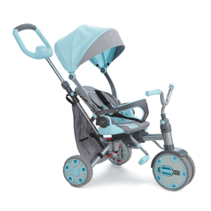 TRICIKL ZA BEBE - GURALICA LITTLE TIKES 5 /1 S KROVIĆEM I DRŠKOM ZA UPRAVLJANJE 45x121x99 cm