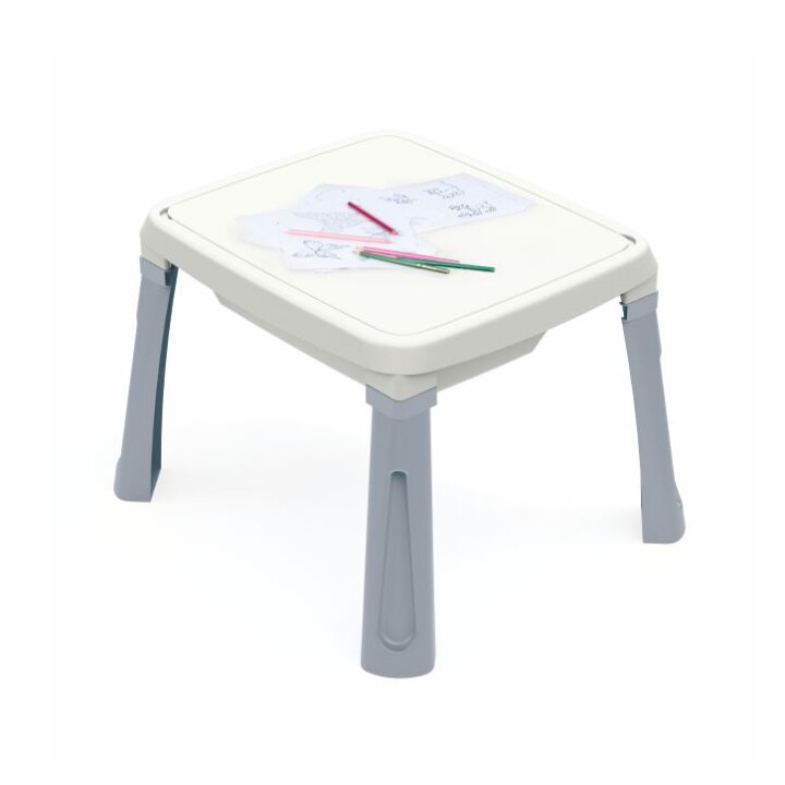 PJEŠČANIK ZA DJECU + STOLIĆ + VODENICA ZA IGRU 3u1 ČETVRTASTI 54,2x45x45 cm