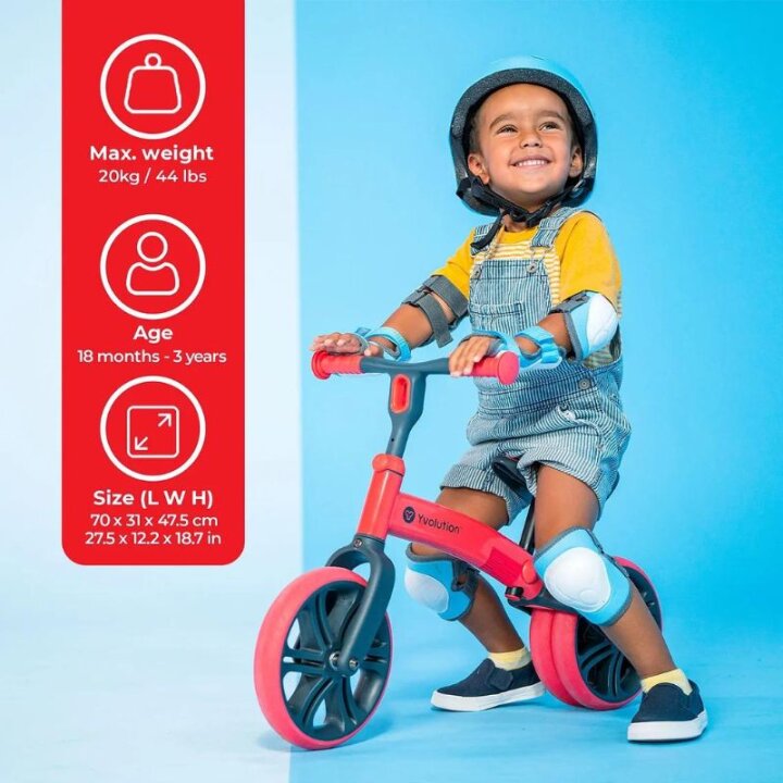 BICIKL BEZ PEDALA  - VELO JUNIOR RED