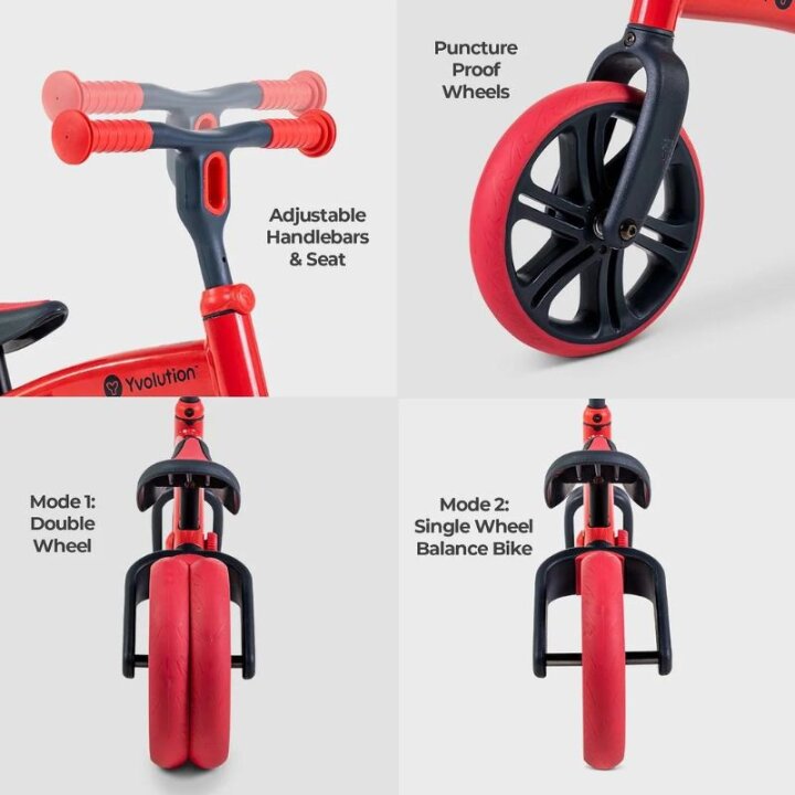 BICIKL BEZ PEDALA  - VELO JUNIOR RED
