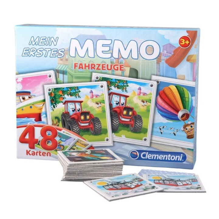IGRA MOJ PRVI MEMORY - 48 KARTI - VOZILA - CLEMENTONI