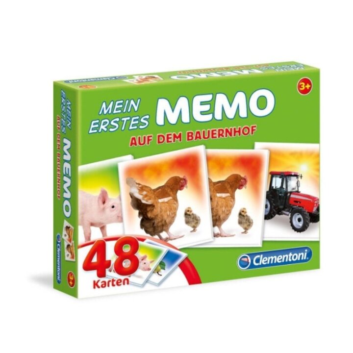 IGRA MOJ PRVI MEMORY - 48 KARTI - VOZILA I ŽIVOTINJE - CLEMENTONI