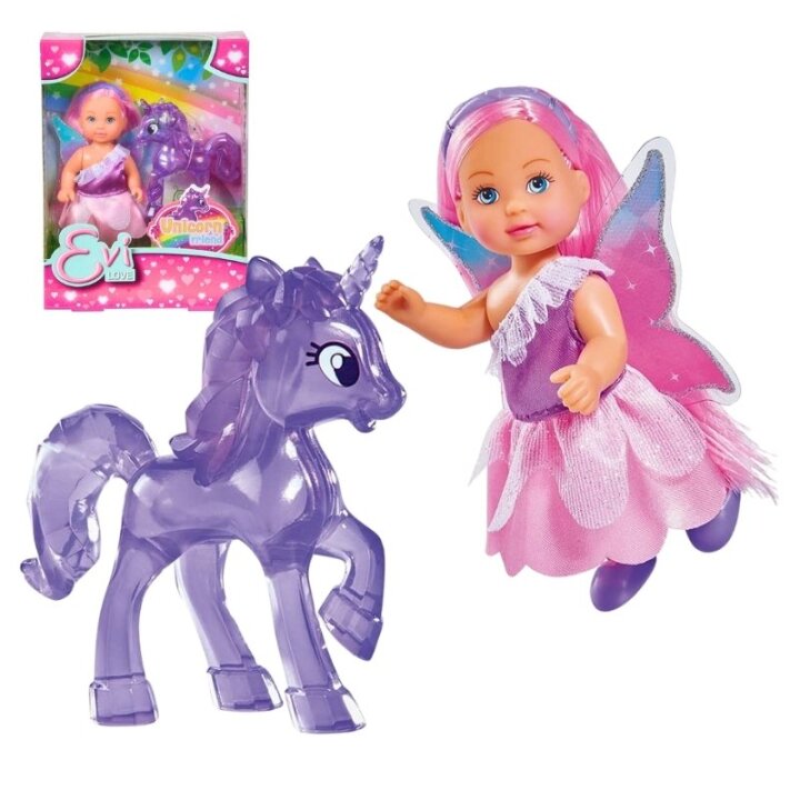 EVI LOVE LUTKICA S JEDNOROGOM 13 CM