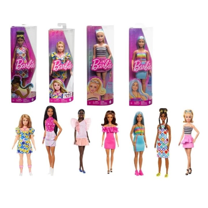 BARBIE FASHIONISTAS LUTKA 30 CM - MATTEL