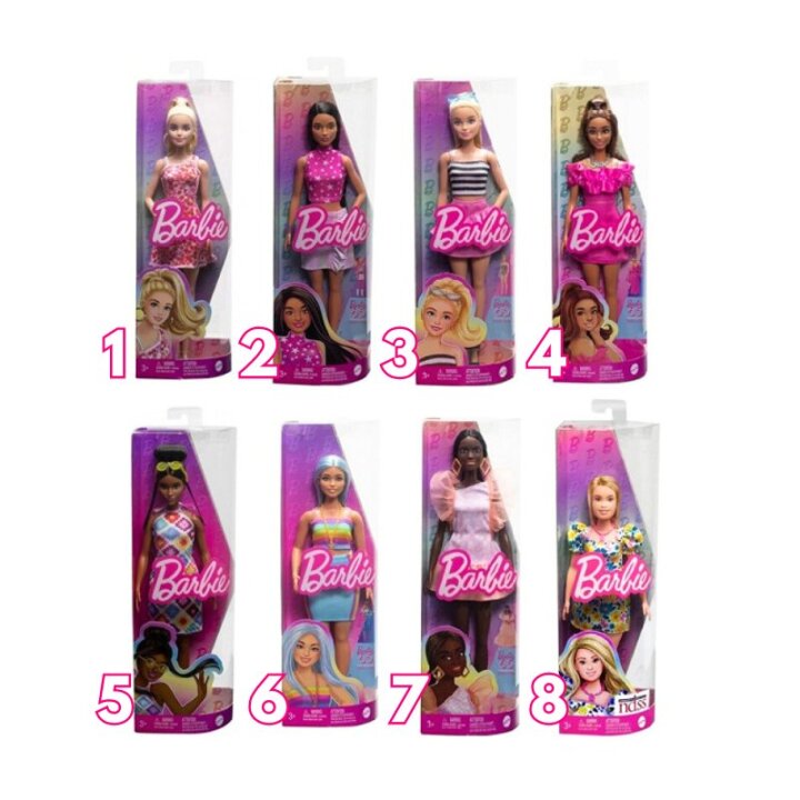 BARBIE FASHIONISTAS LUTKA 30 CM - MATTEL