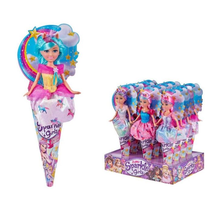 LUTKICA - SPARKLE GIRLZ U KORNETU 33 CM SORT