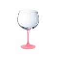 ČAŠE ZA GIN SUMMER POP ROZA-PARME SA STALKOM U BOJI 6/1 700 ML
