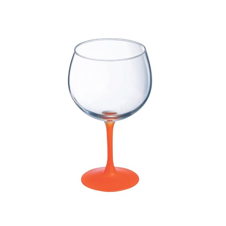 ČAŠE SUMMER POP MANDARINE SA STALKOM U BOJI 6/1 700 ML