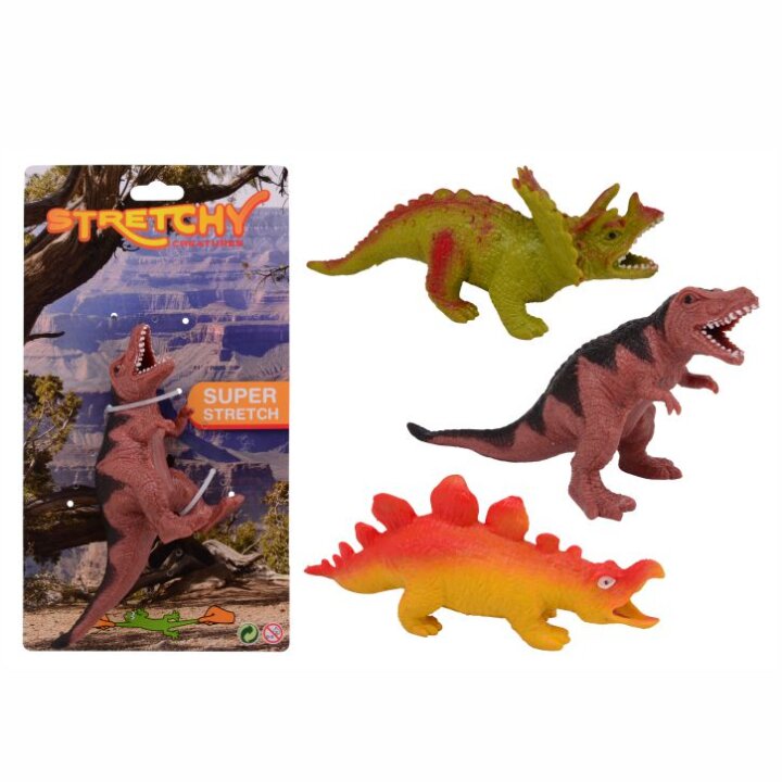 DINOSAUR RASTEZLJIVI NA BLISTERU 17 CM - SORT