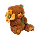 MEDO PLIŠANI SA CVIJETOM 28 cm - SORT