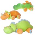 DINOSAUR PLIŠANI LEŽEĆI 40 cm - SORT