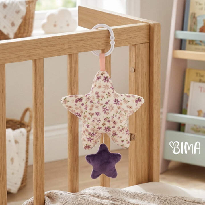 ZVIJEZDA PLIŠANA MUZIČKA ZA BEBE 26 cm
