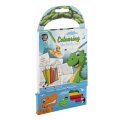 BOJANKA ZA DJECU MINI SET S BOJICAMA 5/1 - DINOSAUR BLISTER 22,5x11,5 cm