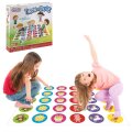 ZABAVNA IGRA POMICANJA PO BOJAMA I LIKOVIMA THROW & MOVE U KUTIJI 30x28x6 cm