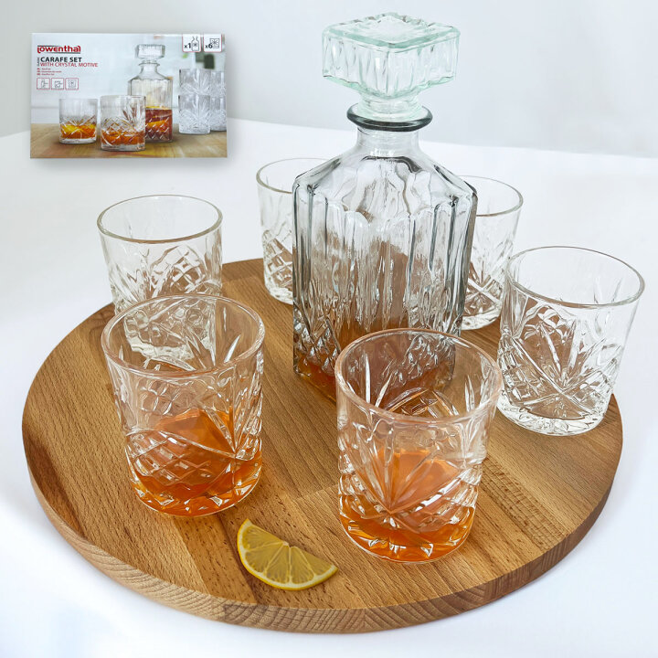 WHISKEY SET 7/1 900 ml SA ČAŠAMA 280 ml U KUTIJI - LOWENTHAL