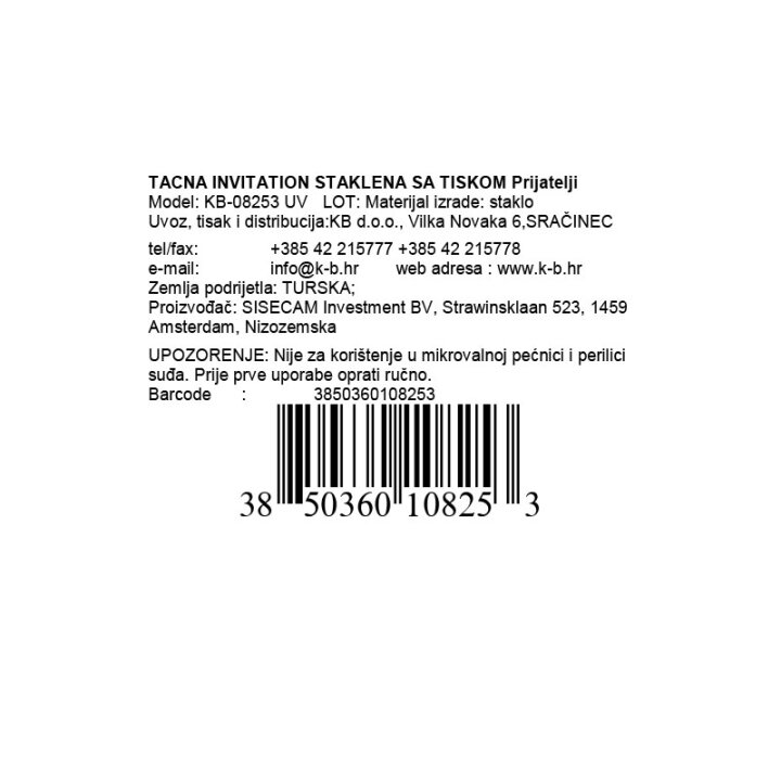 TACNA INVITATION STAKLENA S TISKOM Prijatelji