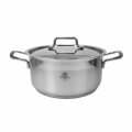 POSUDA ZA KUHANJE S POKLOPCEM I DRŠKAMA 20 cm 3 L - INOX - INDUKCIJA