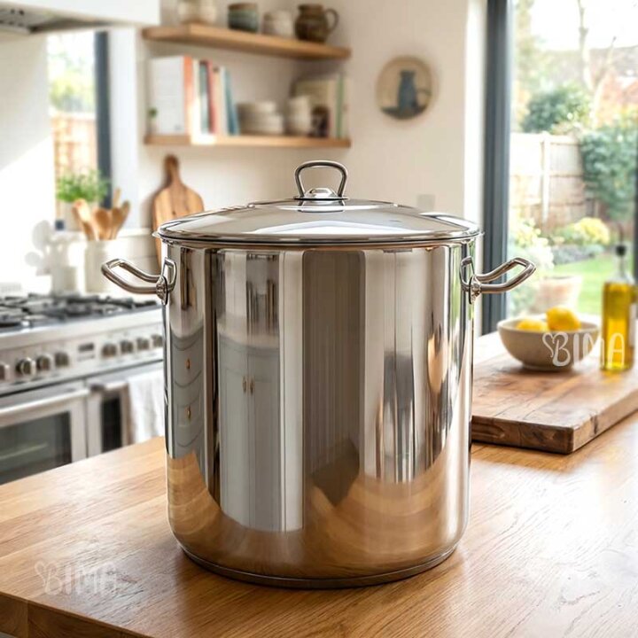LONAC S POKLOPCEM INOX INDUKCIJA 21 L - 30 cm