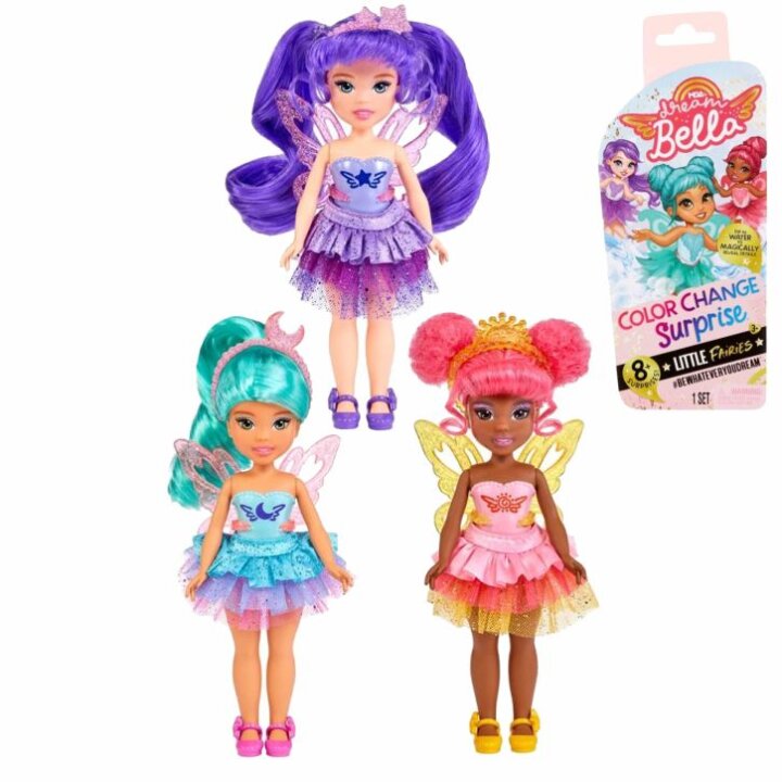 DREAM BELLA MALA VILA LUTKA IZNENAĐENJA U KUTIJI 18 cm - SORT