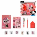 DISNEY MINNIE DNEVNIK S OLOVKOM I GLITERIMA ZA UKRAŠAVNJE U KUTIJI 23x22 cm