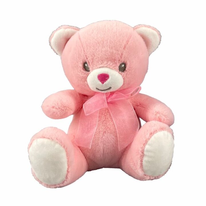 MEDO PLIŠANI S MAŠNOM 23 cm - ROZI / PLAVI