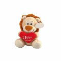 ŽIVOTINJA PLIŠANA SA SRCEM I LOVE YOU 14 cm - SORT