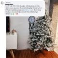 BOŽIĆNO DRVCE FROSTY SA SNIJEGOM I METALNIM STALKOM 210 cm
