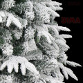 BOŽIĆNO DRVCE FROSTY SA SNIJEGOM I METALNIM STALKOM 210 cm