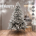 BOŽIĆNO DRVCE FROSTY SA SNIJEGOM I METALNIM STALKOM 240 cm