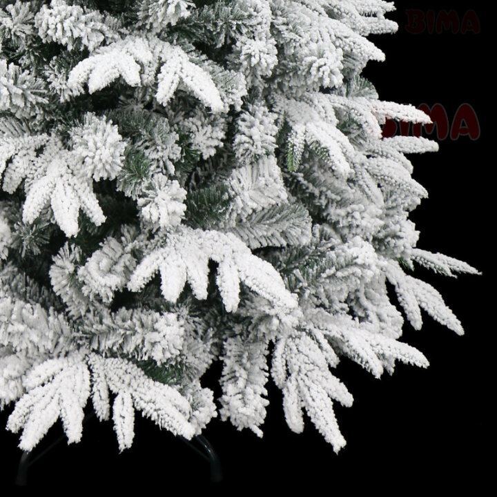 BOŽIĆNO DRVCE FROSTY SA SNIJEGOM I METALNIM STALKOM 240 cm