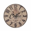 SAT ZIDNI OKRUGLI 33,8 cm - COFFEE