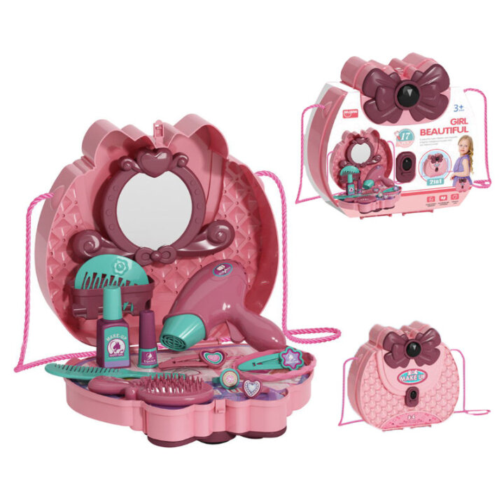 FRIZERSKI SET ZA IGRU U KOFERU 21x8x20 cm