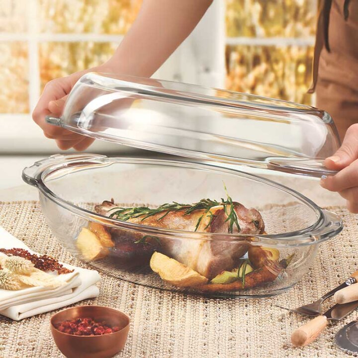 VATROSTALNA POSUDA OVALNA 1,8 L S POKLOPCEM 1,8 L